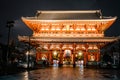 Asakusa Sensoji TempleÃ¢â¬â¢s Kaminarimon gate Royalty Free Stock Photo